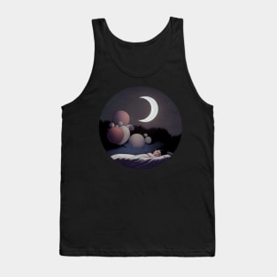 Bedtime Moon Tank Top